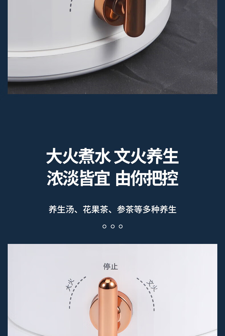 澳柯玛（AUCMA）煮茶器AK-ZCS07 白色