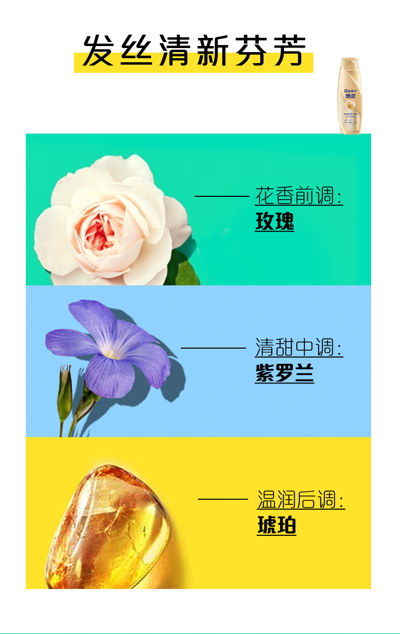 飘柔染发修复损伤 人参滋养修护洗发露200ml（新老包装随机发货）