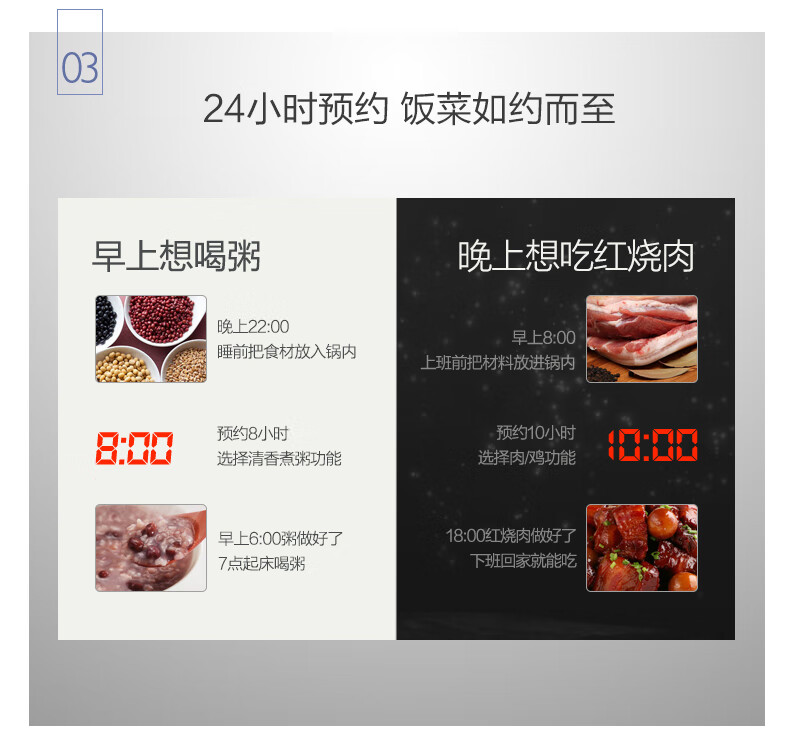 美的（Midea）电压力锅双胆家用智能预约电高压饭煲4-8人电饭锅 MY-YL50Simple107