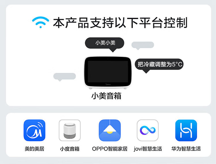 美的（Midea）606升一级能效双变频对开双开门家用电冰箱超薄大容量净味风冷无霜BCD-606WKPZM(E)