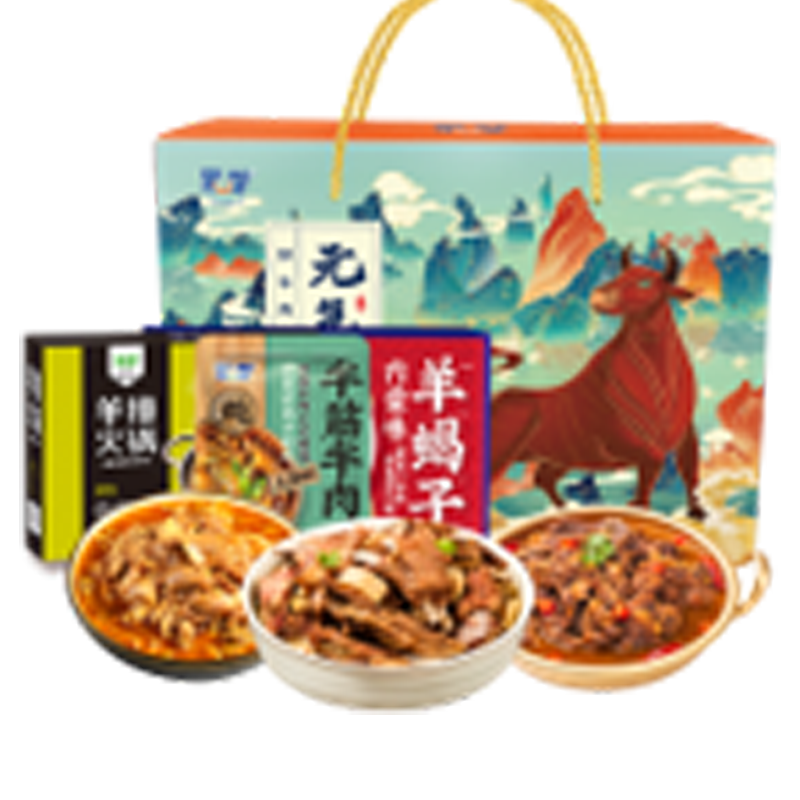 蒙都 内蒙特产礼盒 节日送礼佳品 元气粮礼盒2400g（新老包装随机）