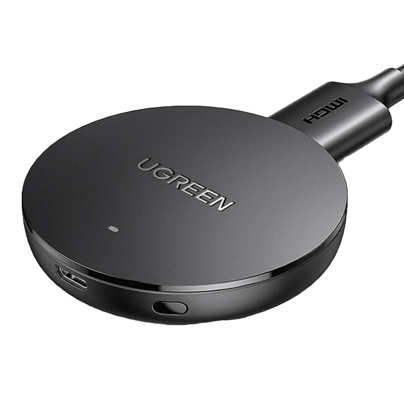 绿联（UGREEN）CM242 手机无线投屏器 4K高清HDMI音视频同屏传输器 适用手机电脑接电视显示器投影仪线 10944