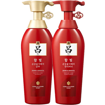 吕含光耀护营润修护洗护手提袋装（洗发水400ml+护发素400ml)
