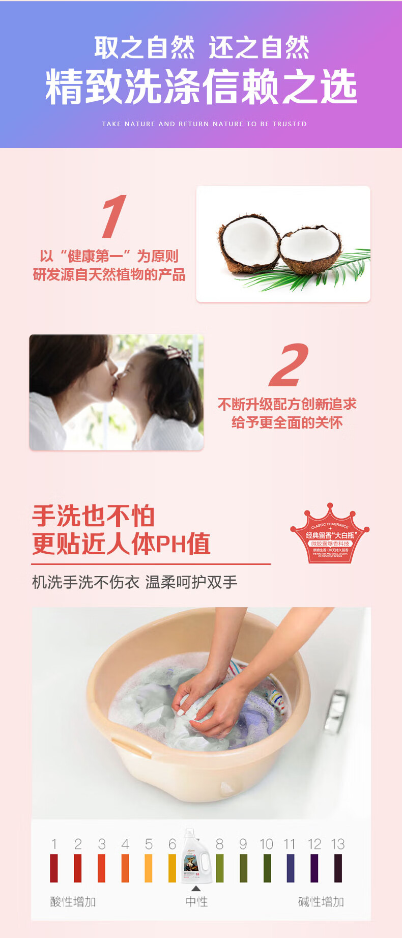 蔬果园（SUKGARDEN）珞珈樱花经典留香洗衣乳液+雪绒松内衣洗+白盾凝珠（联名款组合）