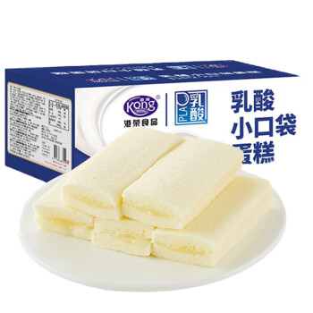 港荣 蒸蛋糕 乳酸菌小口袋面包 早餐夹心面包吐司休闲零食 450g整箱