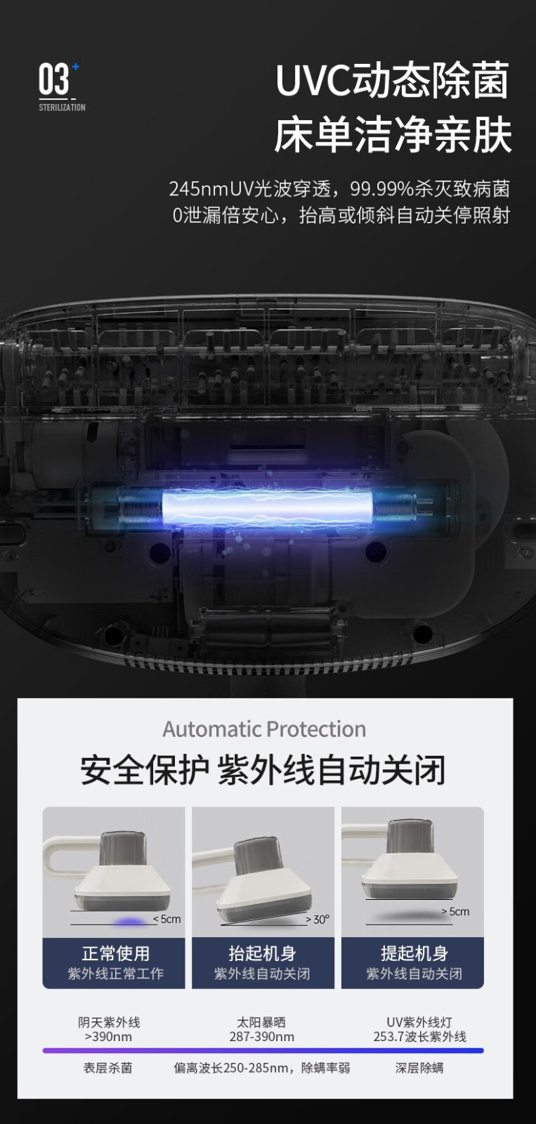 morphy richards摩飞除螨仪无线家用床上除螨虫杀菌大吸力小型除螨机手持吸尘神器 MR3100