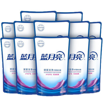 蓝月亮深层洁净洗衣液自然香型500g*12袋 整箱装