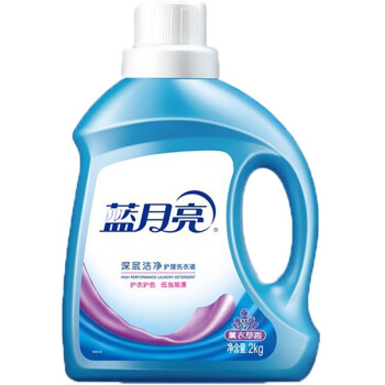 蓝月亮洗衣液组合薰衣草洁净洗衣液2kg*1+1kg*2+白兰旅行装80g*1