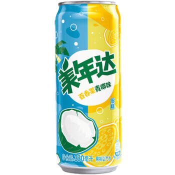 美年达果味汽水青椰330ml*12