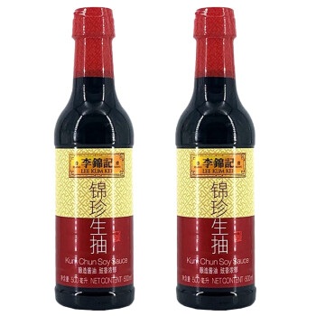 李锦记（LEE KUM KEE）[135759]锦珍生抽500ml*2瓶