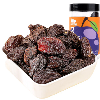 西域美农零食小吃 休闲食品 西梅干150g*3罐