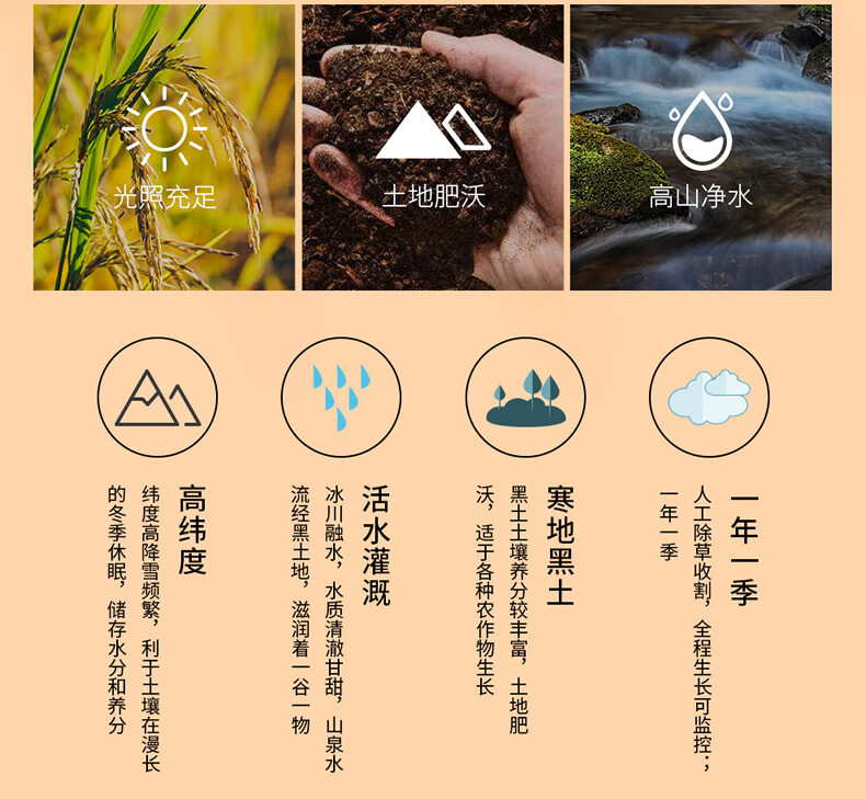 首粮东北特产大米 五常稻花香大米精装礼盒5000g