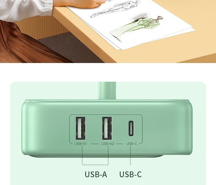 绿联（UGREEN）30W智充魔盒苹果PD快充头插座智能排插USB充电接线板 皓雪白30W智充魔盒90328
