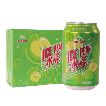 冰峰 碳酸饮料 苹果味汽水330ml*24罐