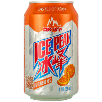 冰峰 橙味汽水330ml*12罐碳酸饮料