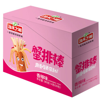 渔米之湘 手撕蟹排棒香辣味14g*20包/盒