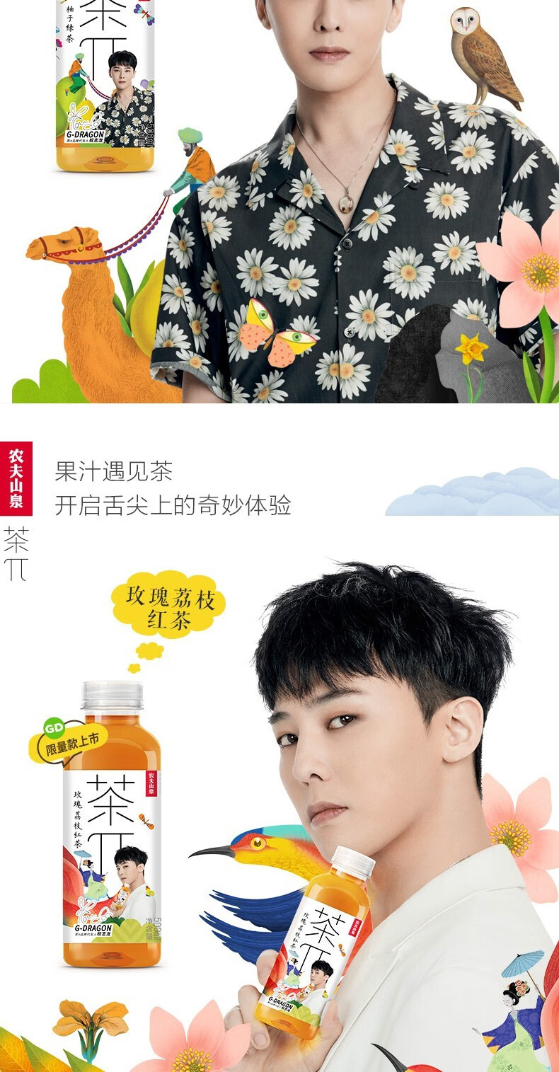 农夫山泉茶π礼盒装（混合口味）500ml*9瓶