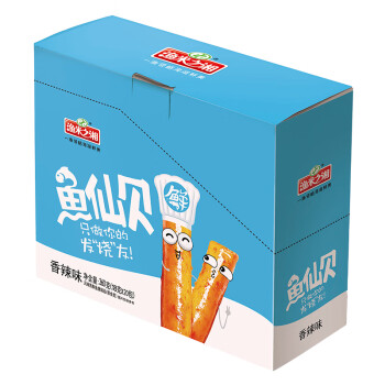渔米之湘 鱼仙贝香辣味18g*20包/盒