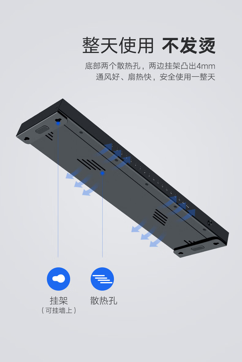 绿联（UGREEN）40218 HDMI分配器一分十六 一进十六出4K高清视频分屏器 1进16出