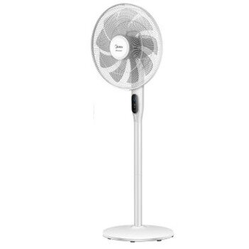 美的（Midea）落地扇遥控台式电风扇摇头 家用变频台扇 白色 FS40-18AR