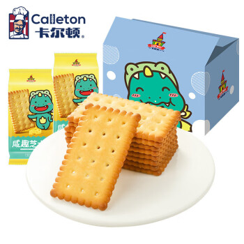 卡尔顿（Calleton）零食营养代餐休闲下午茶点 咸趣饼干650克