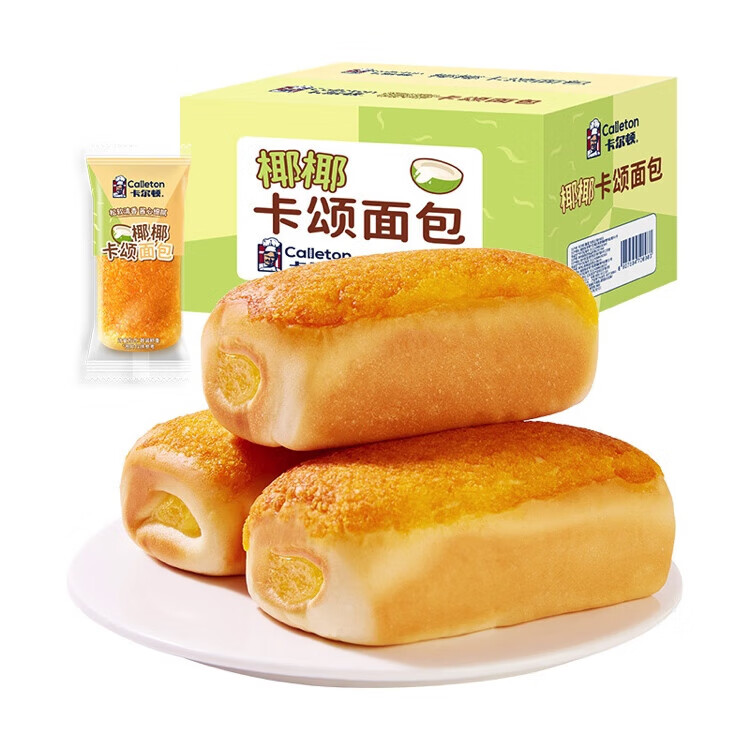 卡尔顿（Calleton）零食营养代餐休闲下午茶点 椰椰卡颂400g