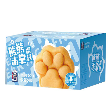 卡尔顿（Calleton） 熊熊击掌蛋糕380g整箱 零食小蛋糕食品糕点点心