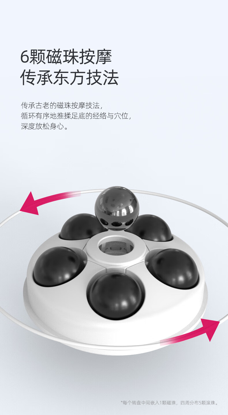 蓓慈（Beici）足浴盆 （黑白）全自动足浴盆 泡脚桶 恒温加热 洗脚盆 电动按摩 深桶沐足 家用泡脚盆 BZ526A