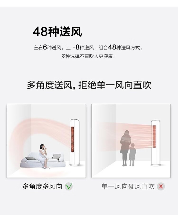 海尔（Haier）立式空调 3匹自清洁极速冷暖PMV智能联网 380V KFR-72LW/33KDS81U1