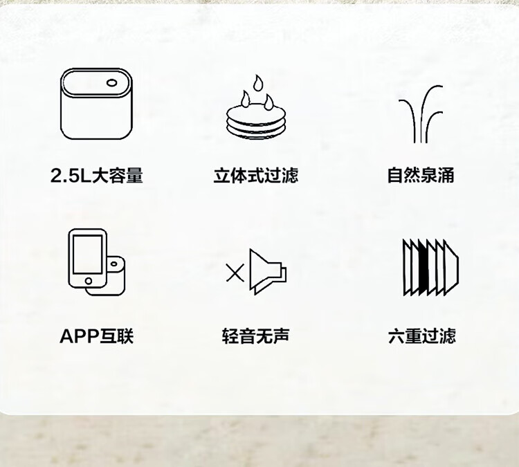 萤石（EZVIZ）智能宠物饮水机 2.5L大容量 APP远程控制 CS-PB-WT401