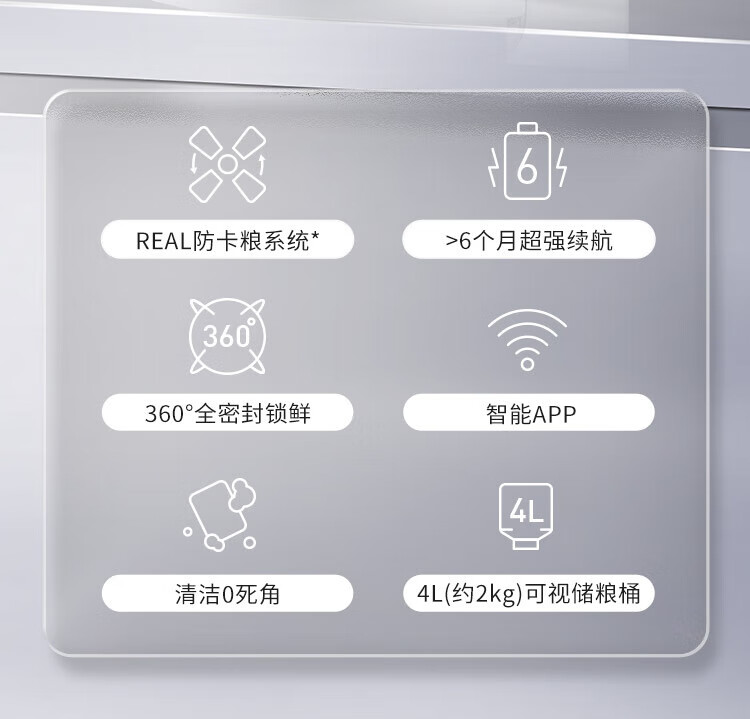 萤石（EZVIZ）宠物自动喂食器 智能定时定量 大容量投食器 防卡粮 CS-PH-FD402