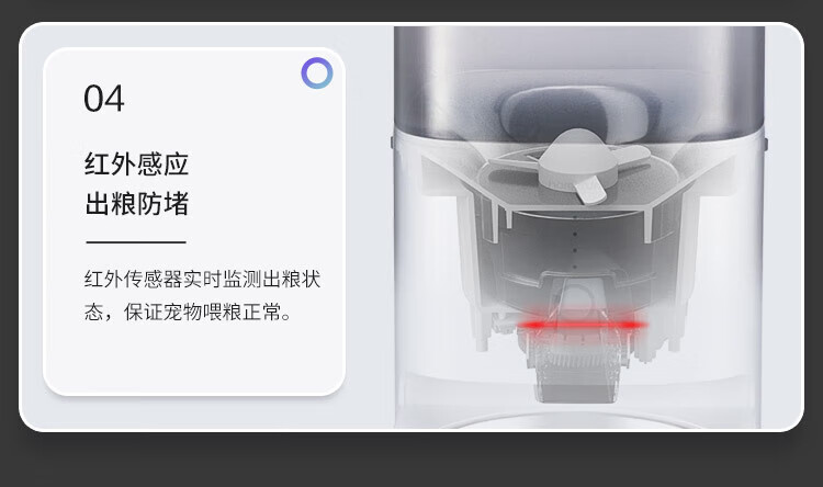 萤石（EZVIZ）宠物自动喂食器 智能定时定量 大容量投食器 防卡粮 CS-PH-FD402