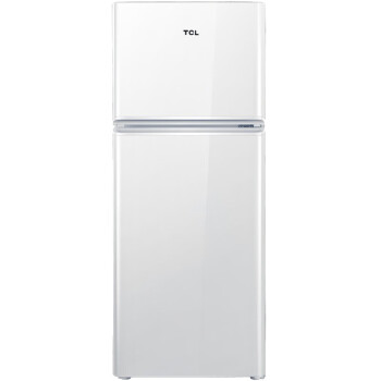 TCL    120升小型双门电冰箱 LED照明 迷你 节能 小冰箱BCD-120C珍珠白