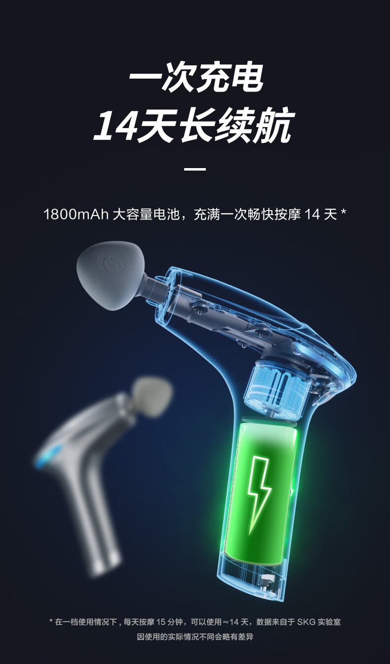 SKG颈椎按摩器热敷按摩仪颈膜枪肩部腰部腿部 生日情人节送礼物 X7肌肉放松器 陨石灰