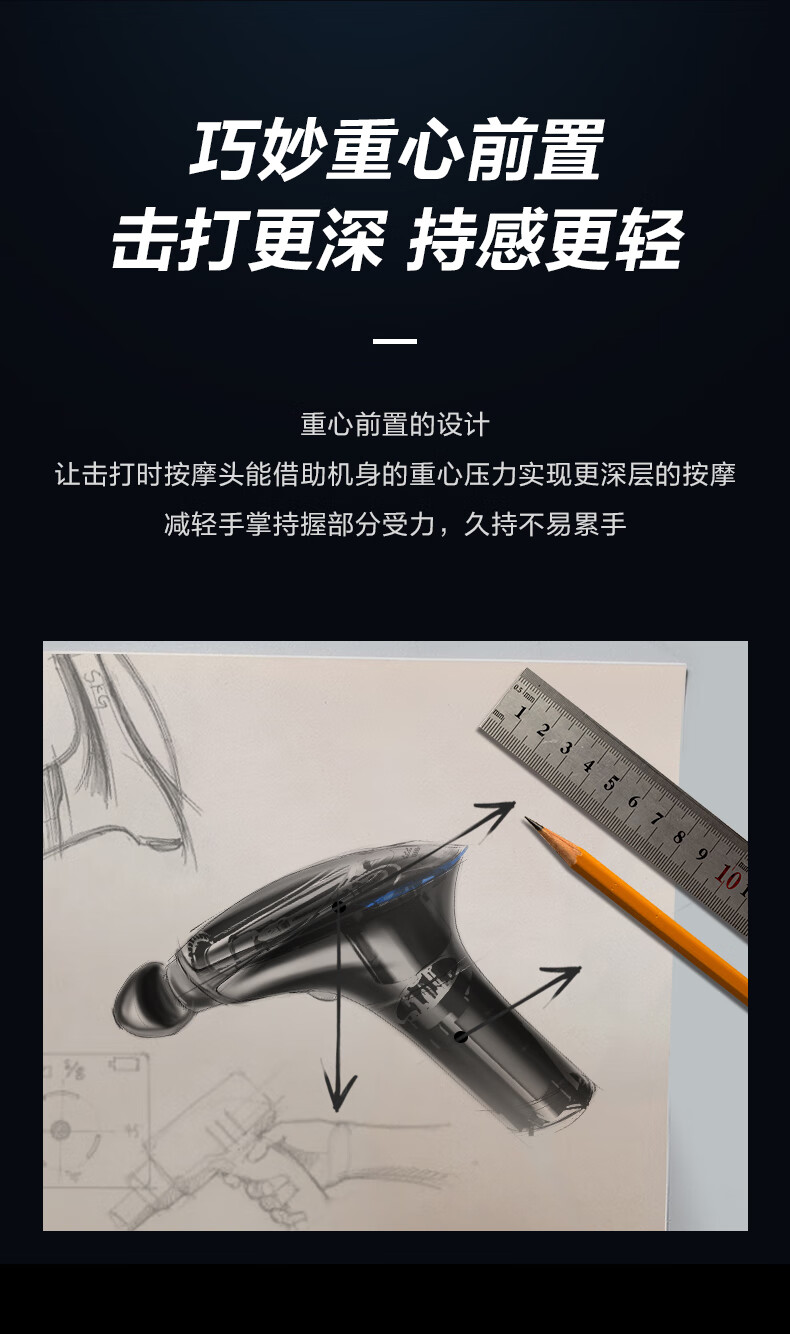 SKG颈椎按摩器热敷按摩仪颈膜枪肩部腰部腿部 生日情人节送礼物 X7肌肉放松器 陨石灰