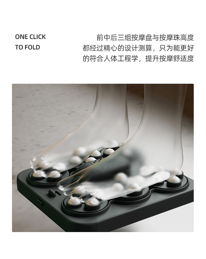 凯诗捷（KASJ）全自动按摩折叠泡脚桶洗脚桶加热足浴盆洗脚盆电动泡脚盆足浴桶 K1 倾城白
