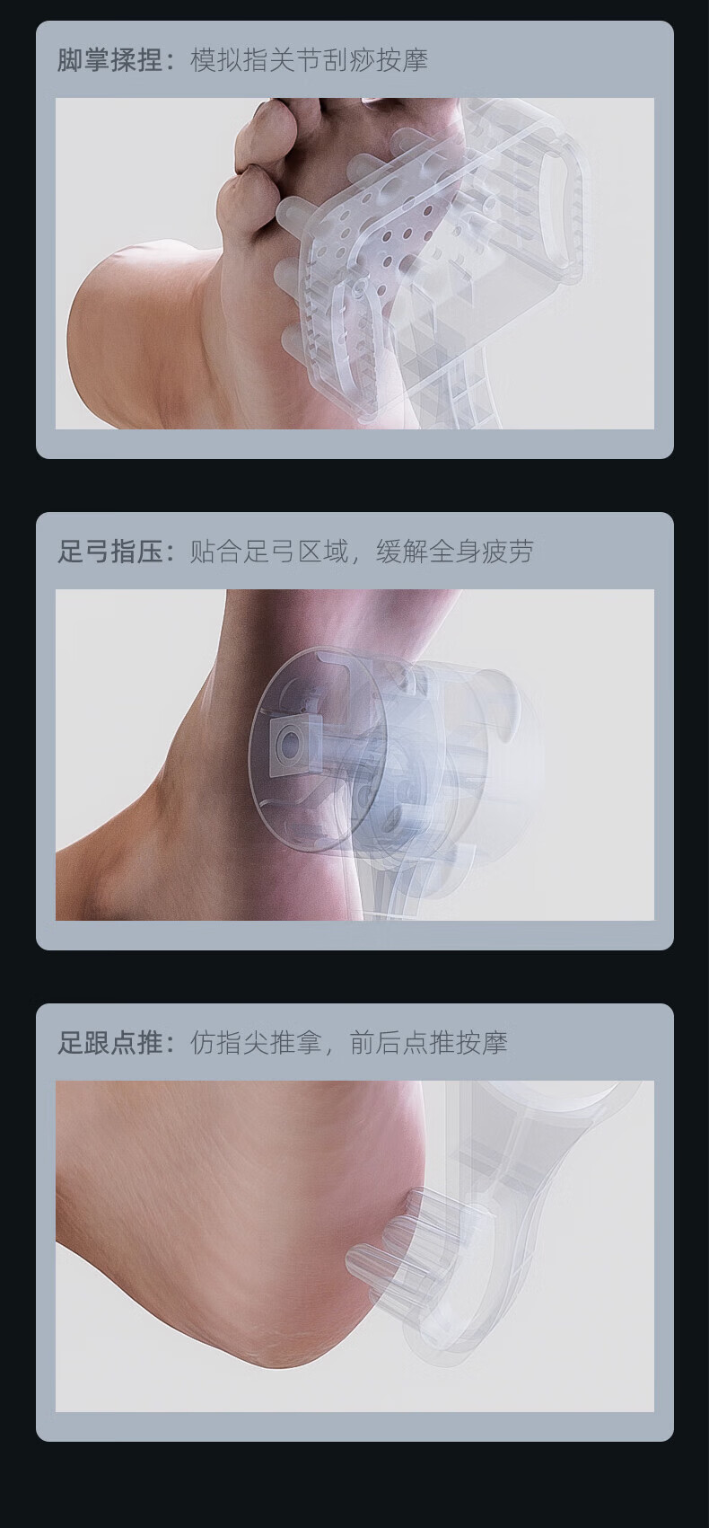 凯诗捷（KASJ）泡脚桶足浴洗脚盆全自动气囊按摩恒温加热洗脚桶足疗盆 K2灰