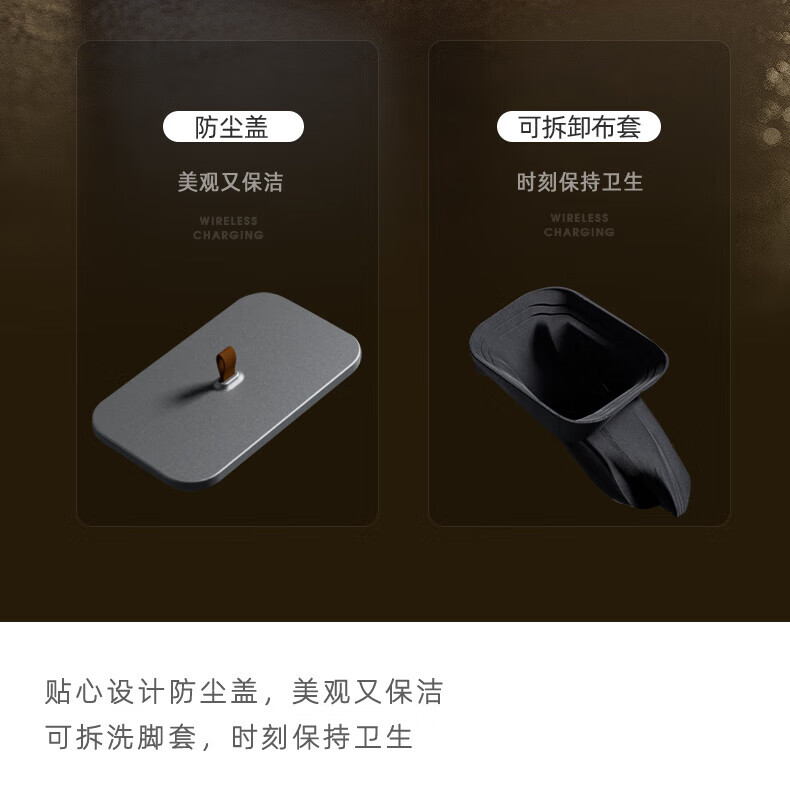 凯诗捷（KASJ）足疗机足部足底按摩器腿部脚部脚底按摩仪自动气囊 Z5 尊享充电版星驰灰