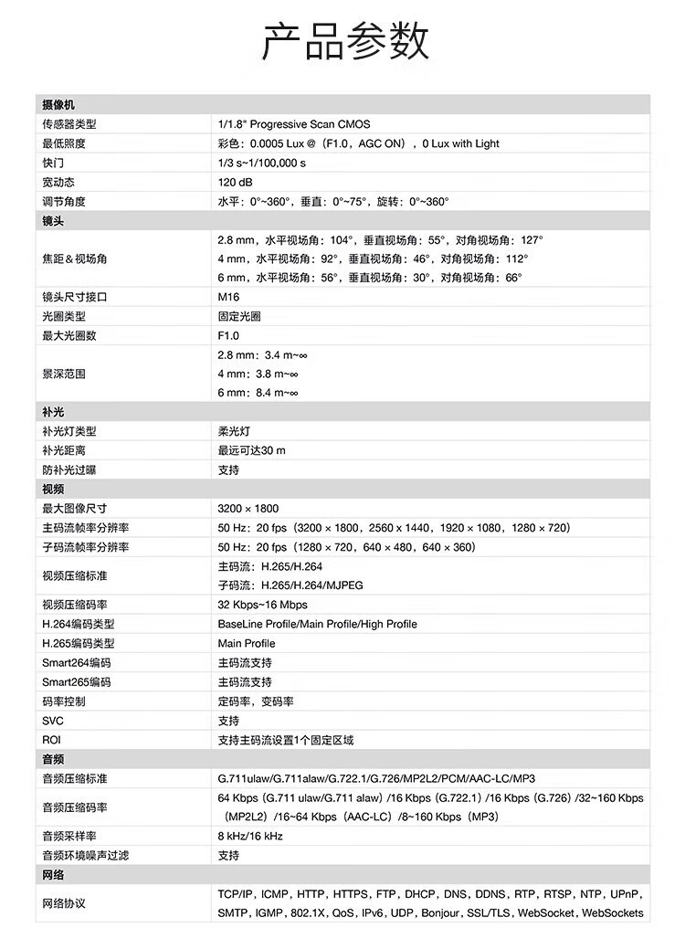 海康威视HIKVISION 监控摄像头家用 600万半球监控器 室内室外户外POE供电防水夜视 DS-2CD3367WDV3-L 6MM