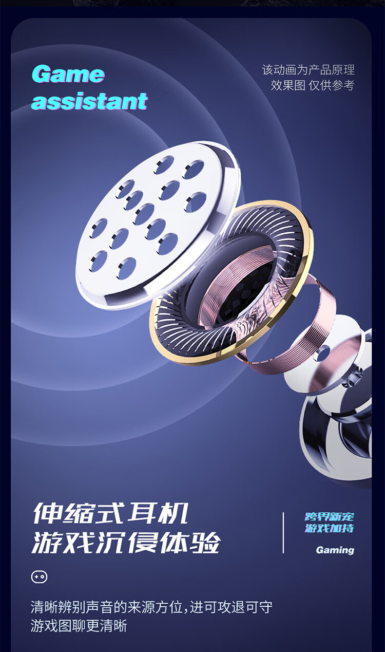 迪斯（Desleep）耳机款颈椎按摩器 颈部按摩仪 肩颈部按摩器 护颈仪 生日送礼礼物 耳机版 DE-F32（灰色）