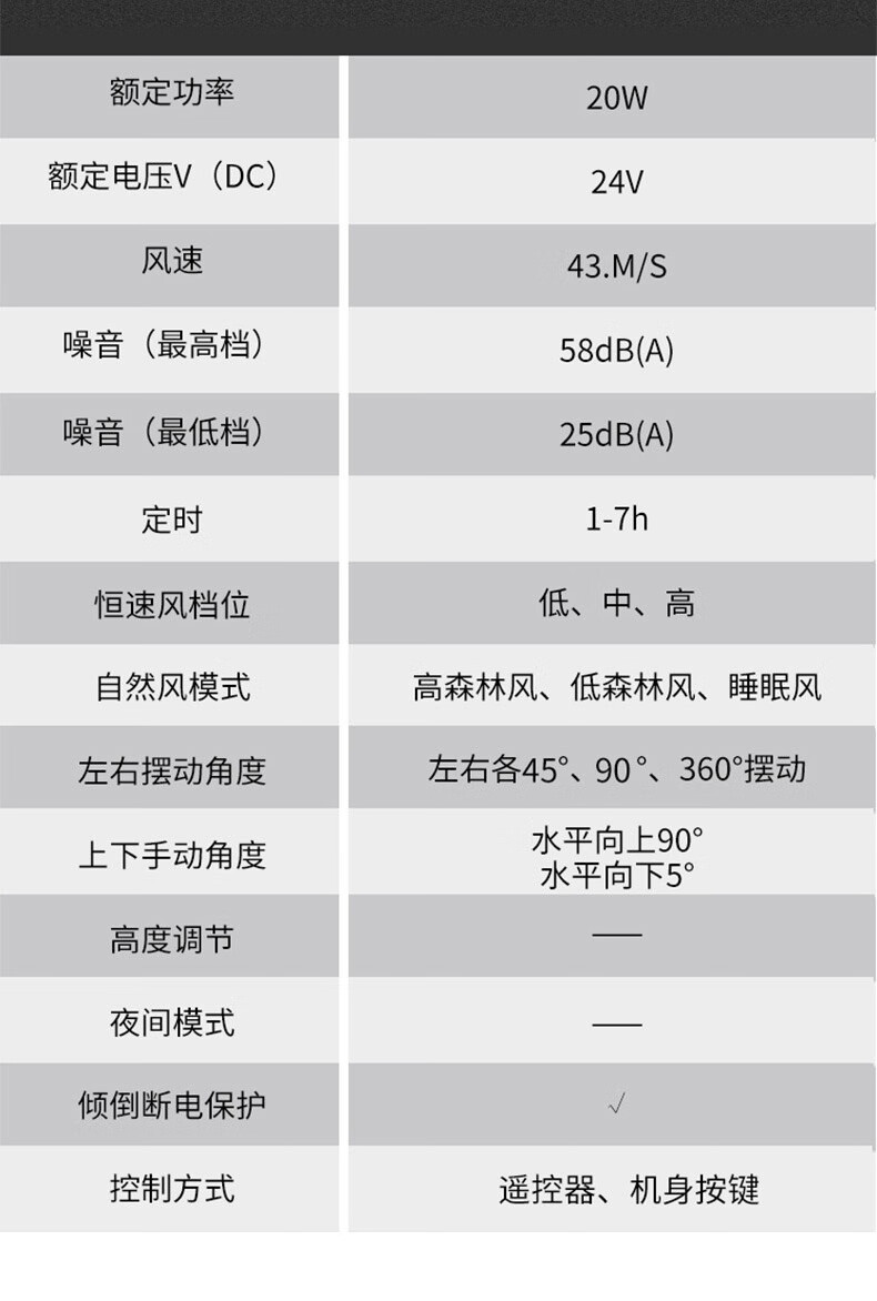 莱克（LEXY）魔力风 台式电风扇家用智能空气循环空调节能 FS4