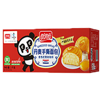 盼盼法式小面包 早餐零食大礼包儿童点心口袋软面包奶香味 1500g/箱