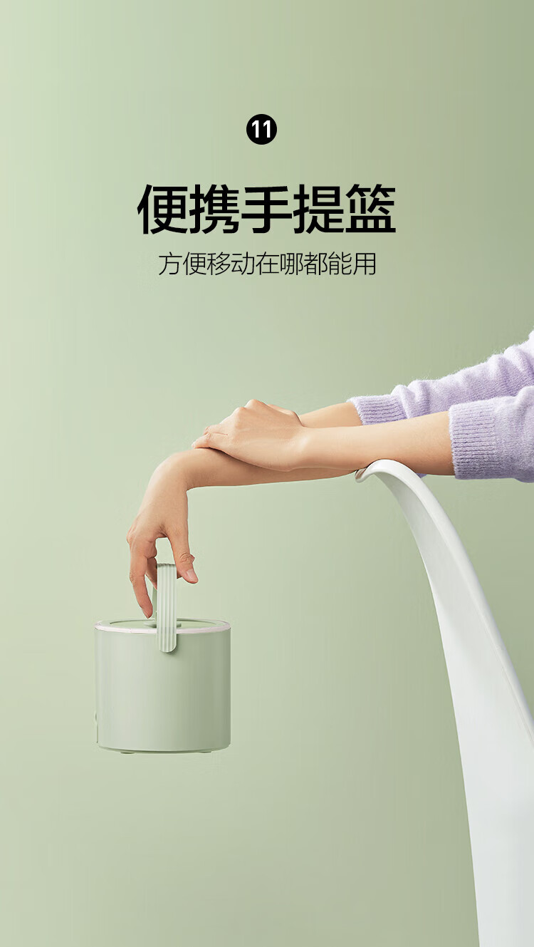 磨客小型电炖锅煮粥神器家用多功能 浅杉绿 MK-377G熬粥煲汤炖盅婴儿BB辅食锅