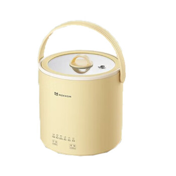 磨客小型电炖锅煮粥神器家用多功能鹅仔黄+保温袋 MK-377YD炖盅婴儿BB辅食锅