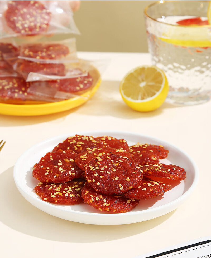 众星办公室网红休闲零食 岩烧肉铺 原味 68g*2袋