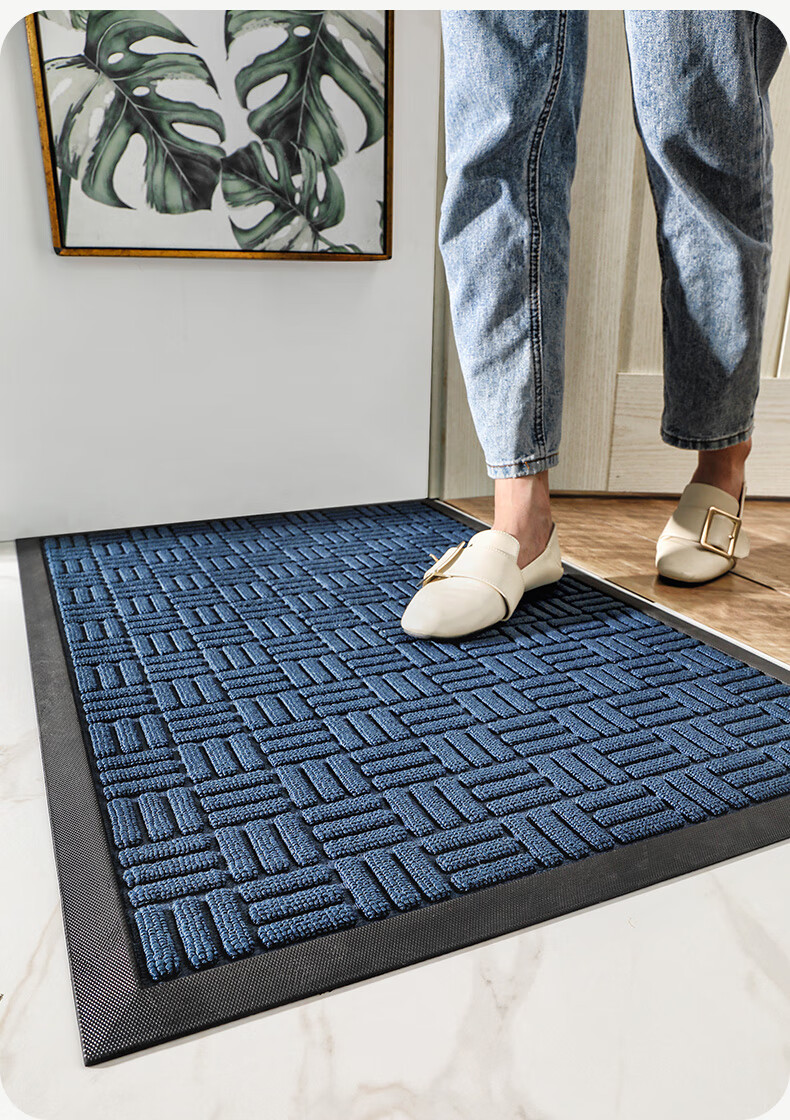 大江入户玄关垫 进门家用门垫 60*120cm 菱梦-深灰色
