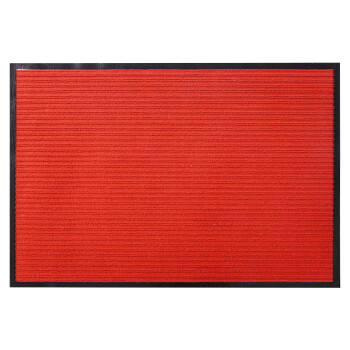 大江 入户玄关垫 进门家用门垫 50*80cm 倾缕条纹-红