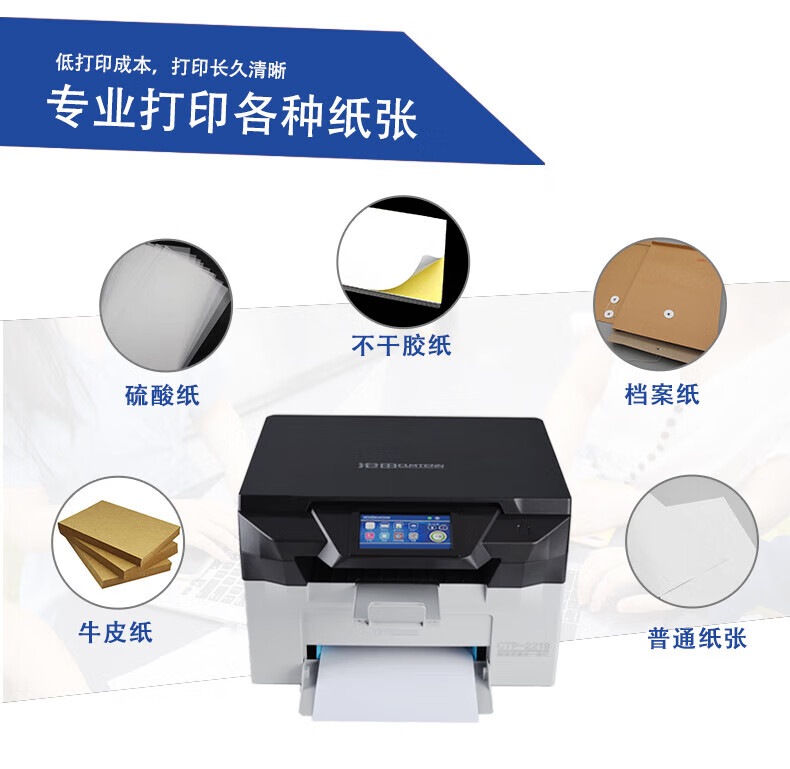 沧田（CUMTENN）触屏黑白激光打印机 三合一多功能一体机 网络办公商用家用 CTP-2280N国产信创