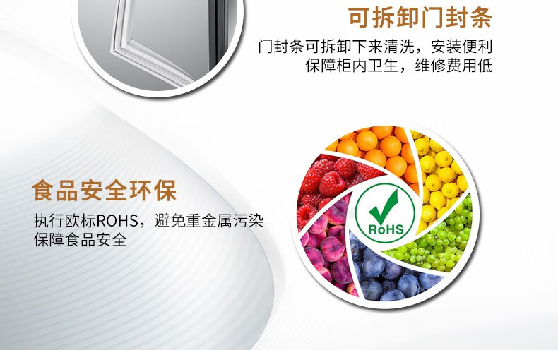 海尔（Haier）412升冷藏单温工作台冷柜 冷冻保鲜操作台商用冰柜 厨房不锈钢1.8米一室操作台冷柜SP-430C/D2