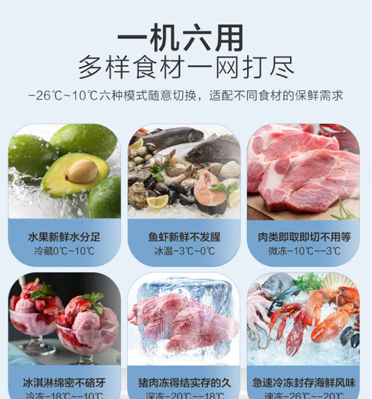 海尔（Haier）冰柜家用小型卧式单温小冷柜 冷藏冷冻转换一级节能冷冻冰柜 BC/BD-200GHZ